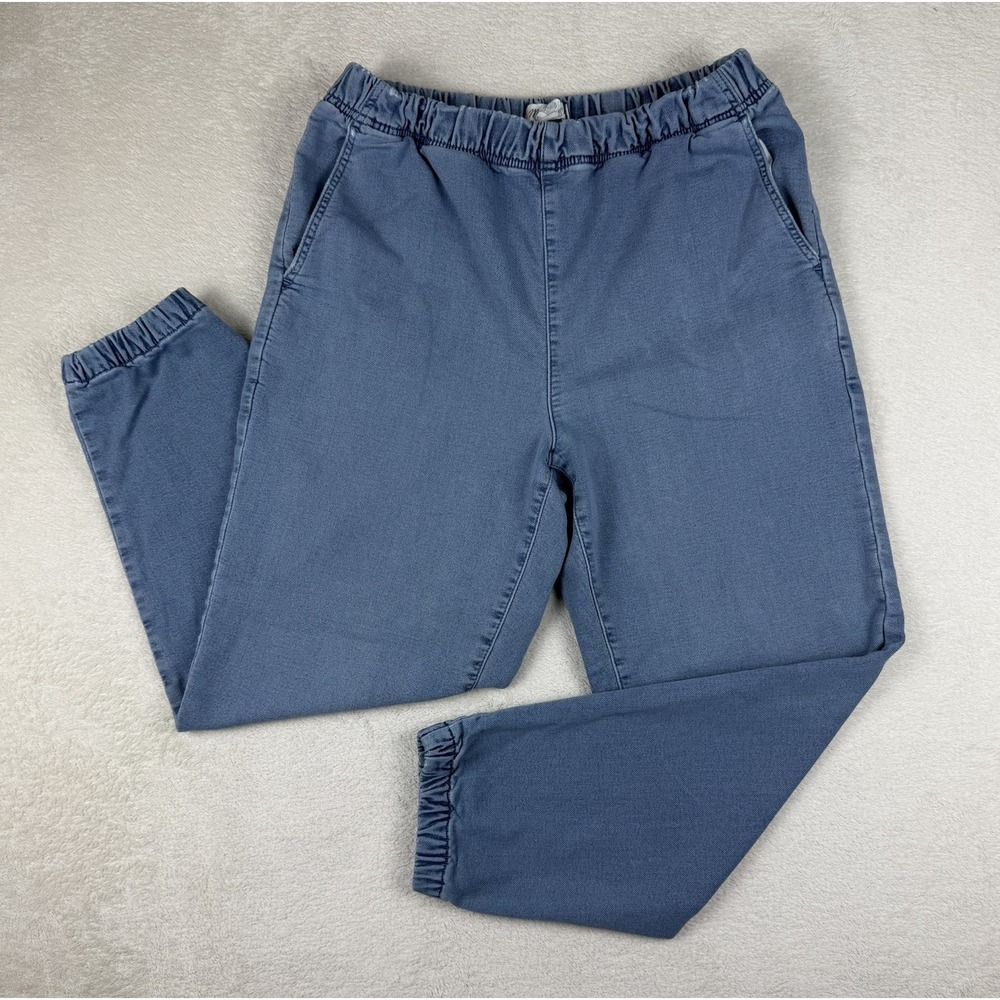 Madewell Sweatpant Jeans Nealy Wash pull on soft jogger Denim Pants S, READ‎
